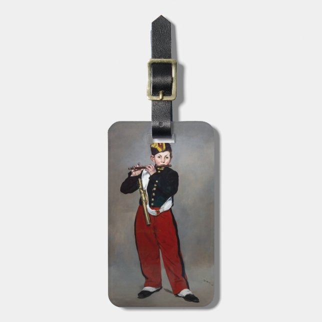 Edouard Manet - The Fifer / Young Flautist Luggage Tag (Front Vertical)