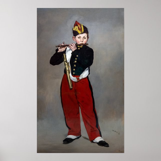 Edouard Manet - The Fifer / Young Flautist Poster (Front)