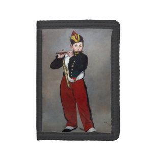 Edouard Manet - The Fifer / Young Flautist Tri-fold Wallet