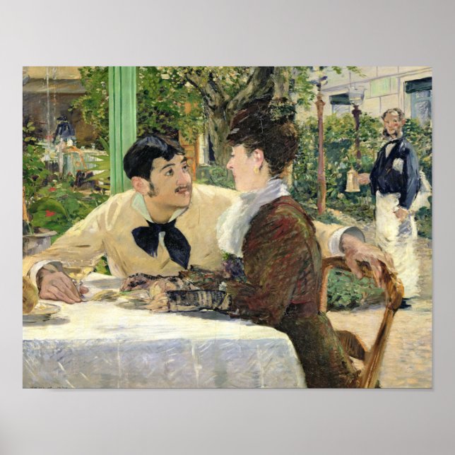 Edouard Manet - The Garden of Pere Lathuille Poster (Front)