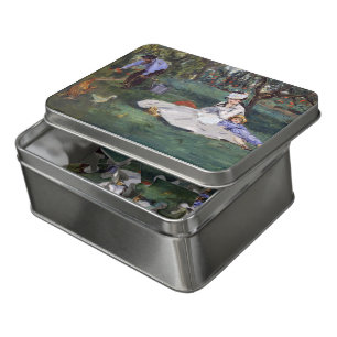Edouard Manet - The Monet family in their garden Jigsaw Puzzle