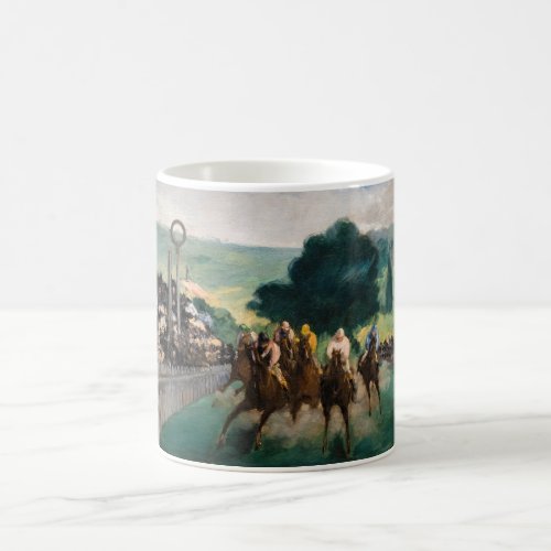 Edouard Manet _ The Races at Longchamp Coffee Mug