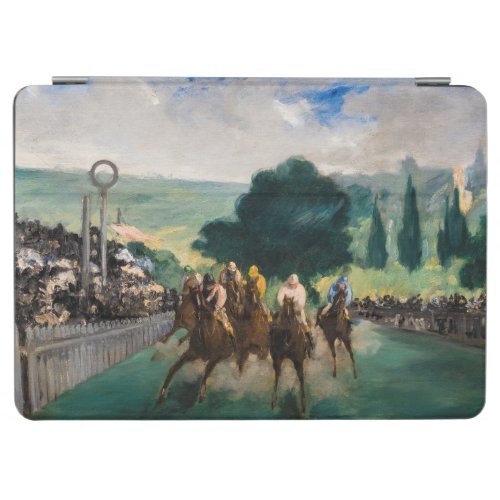 Edouard Manet _ The Races at Longchamp iPad Air Cover