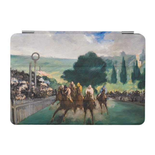 Edouard Manet - The Races at Longchamp iPad Mini Cover (Horizontal)