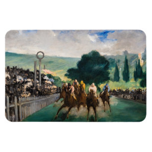 Edouard Manet - The Races at Longchamp Magnet