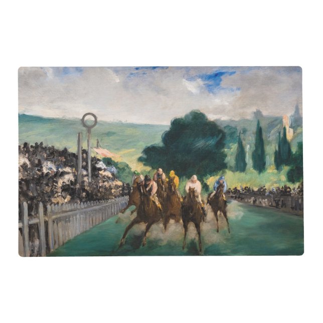 Edouard Manet - The Races at Longchamp Placemat (Front)