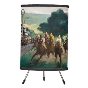 Edouard Manet - The Races at Longchamp Tripod Lamp