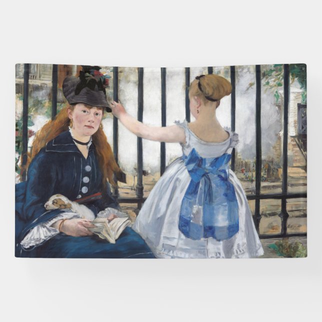 Edouard Manet - The Railway Banner (Horizontal)