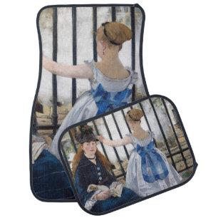 Edouard Manet - The Railway Car Floor Mat