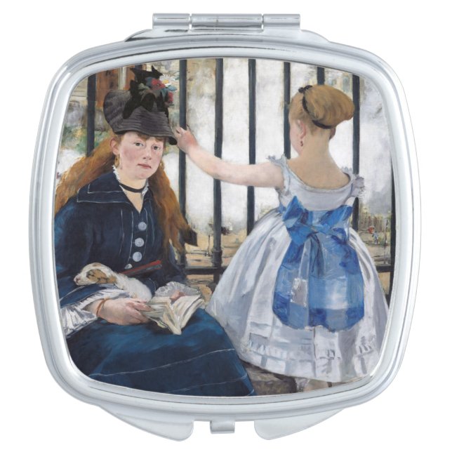 Edouard Manet - The Railway Compact Mirror (Front)