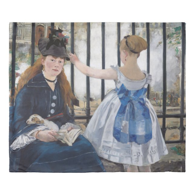 Edouard Manet - The Railway Duvet Cover (Front)
