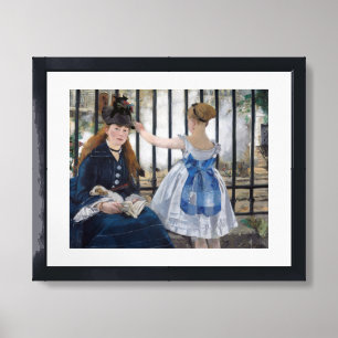 Edouard Manet - The Railway Framed Art