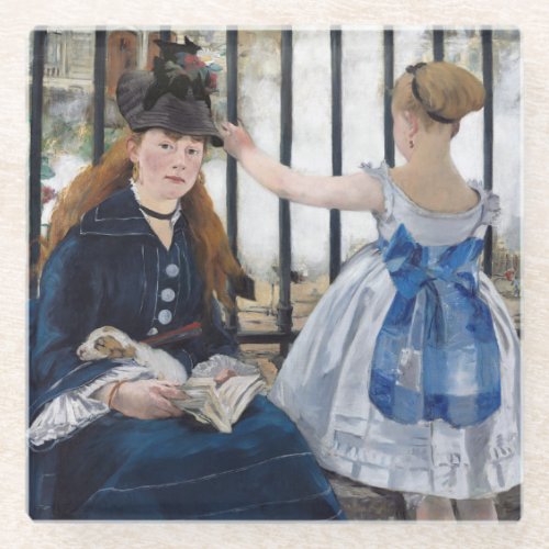 Edouard Manet _ The Railway Glass Coaster