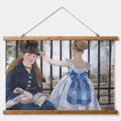 Edouard Manet _ The Railway Hanging Tapestry