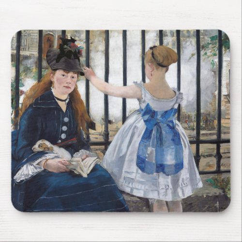 Edouard Manet _ The Railway Mouse Pad
