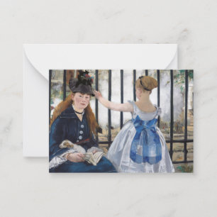 Edouard Manet - The Railway Note Card