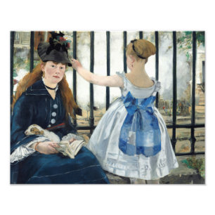 Edouard Manet - The Railway Photo Print
