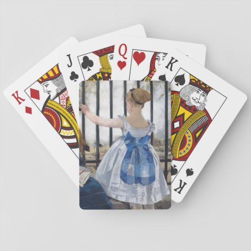 Edouard Manet _ The Railway Poker Cards