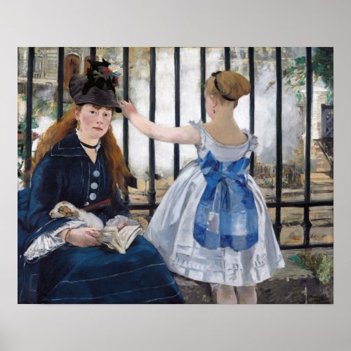 Edouard Manet _ The Railway Poster