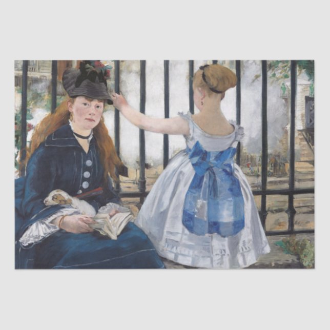 Edouard Manet - The Railway Tissue Paper (Front)