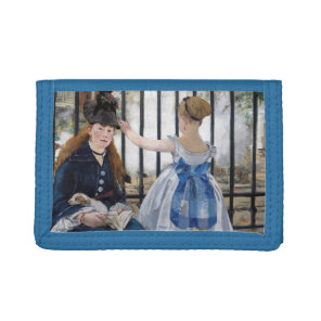 Edouard Manet - The Railway Tri-fold Wallet