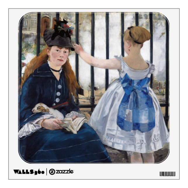 Edouard Manet - The Railway Wall Decal (Front)