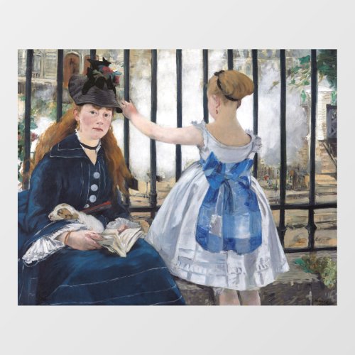 Edouard Manet _ The Railway Window Cling