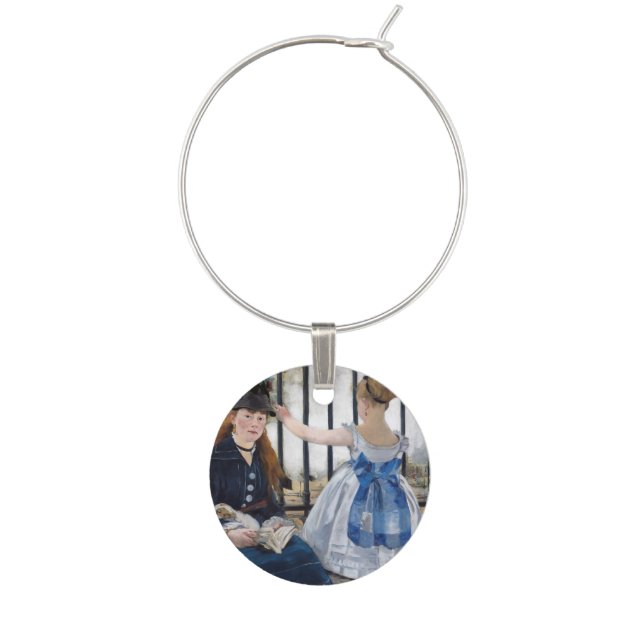 Edouard Manet - The Railway Wine Charm (Front)