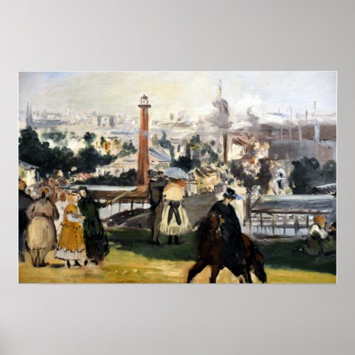 douard Manet View of the 1867 Exposition Poster