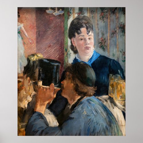 Edouard Manet _ Waitress Serving Beer Poster