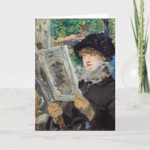 Edouard Manet _ Woman Reading Card