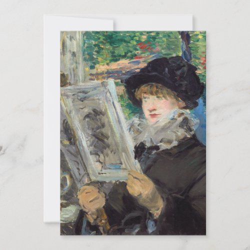 Edouard Manet _ Woman Reading Invitation