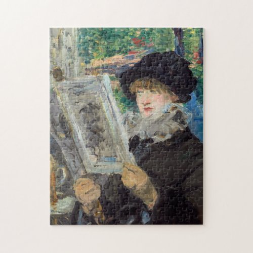Edouard Manet _ Woman Reading Jigsaw Puzzle