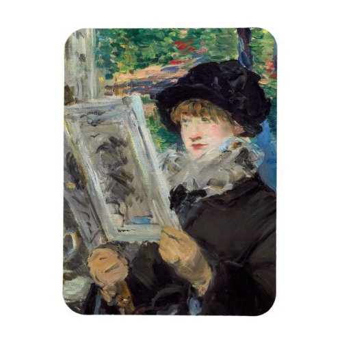 Edouard Manet _ Woman Reading Magnet