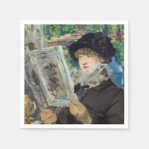 Edouard Manet - Woman Reading Napkins