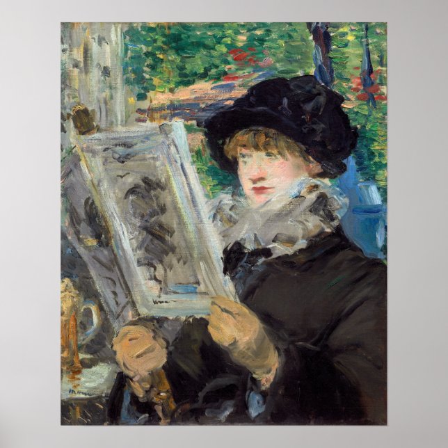 Edouard Manet - Woman Reading Poster (Front)
