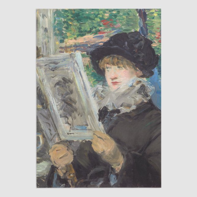 Edouard Manet - Woman Reading Tissue Paper (Creator Uploaded)