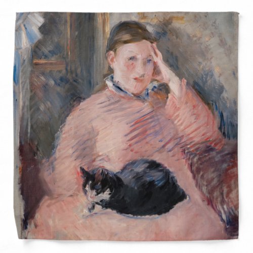 Edouard Manet _ Woman with a Cat Bandana