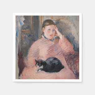 Edouard Manet - Woman with a Cat Napkins
