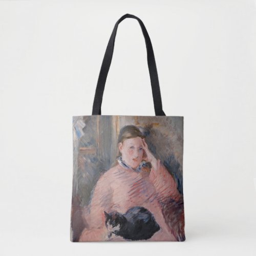 Edouard Manet _ Woman with a Cat Tote Bag