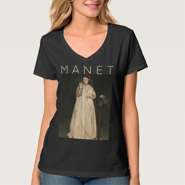 Édouard Manet Young Lady in 1866 for Artists T-Shirt (Front)