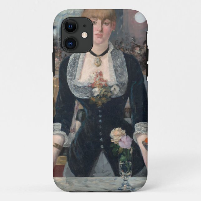 Edouard Manet's A Bar at the Folies-Bergère Case-Mate iPhone Case (Back)