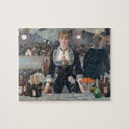 Edouard Manets A Bar at the Folies_Bergre Jigsaw Puzzle