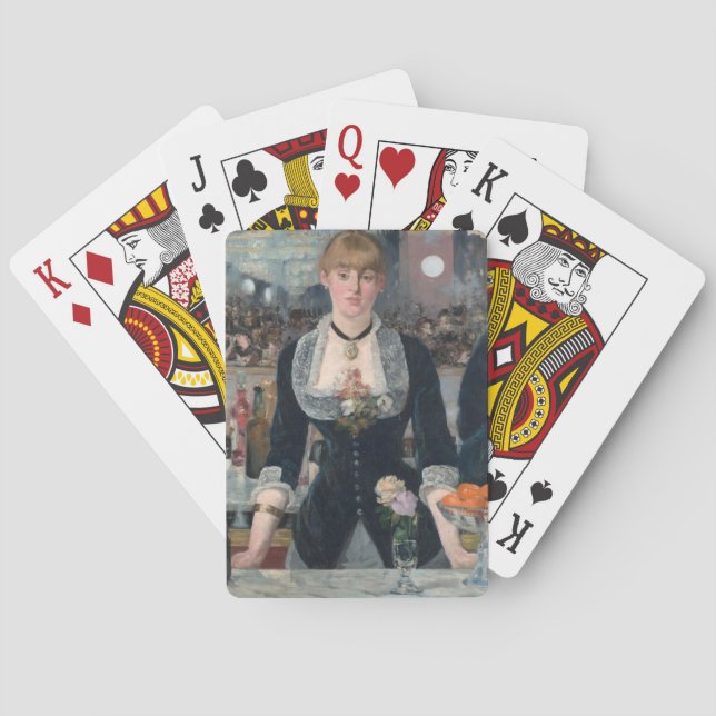 Edouard Manet's A Bar at the Folies-Bergère Poker Cards (Back)