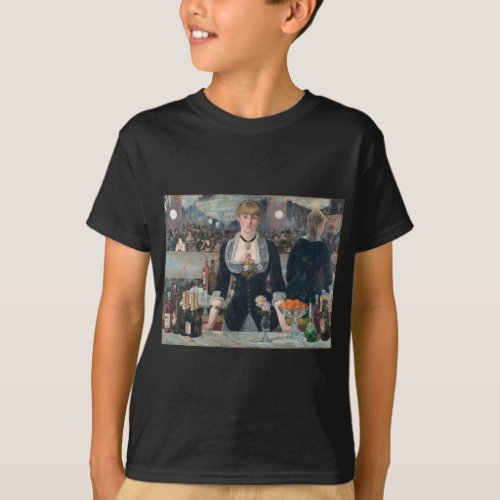 Edouard Manets A Bar at the Folies_Bergre T_Shirt