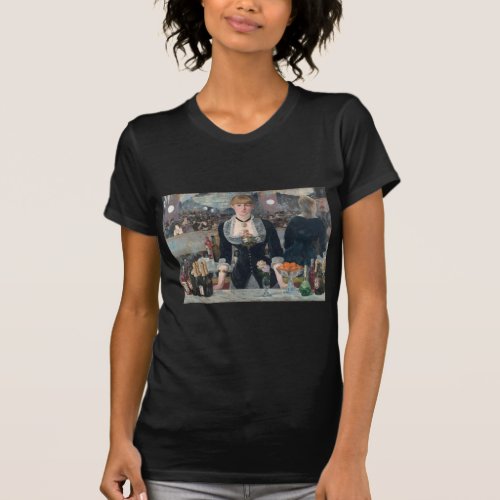 Edouard Manets A Bar at the Folies_Bergre T_Shirt