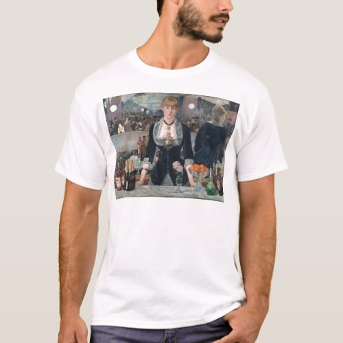 Edouard Manets A Bar at the Folies_Bergre T_Shirt