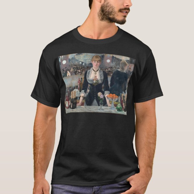 Edouard Manet's A Bar at the Folies-Bergère T-Shirt (Front)