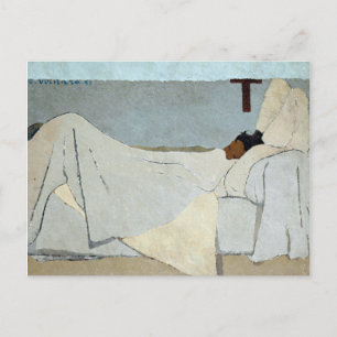 Edouard Vuillard In Bed Postcard