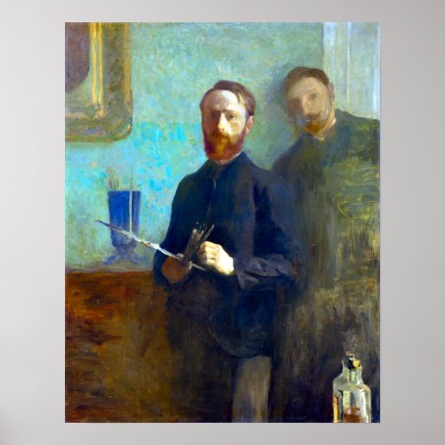 douard Vuillard Self_Portrait with Waroquy Poster